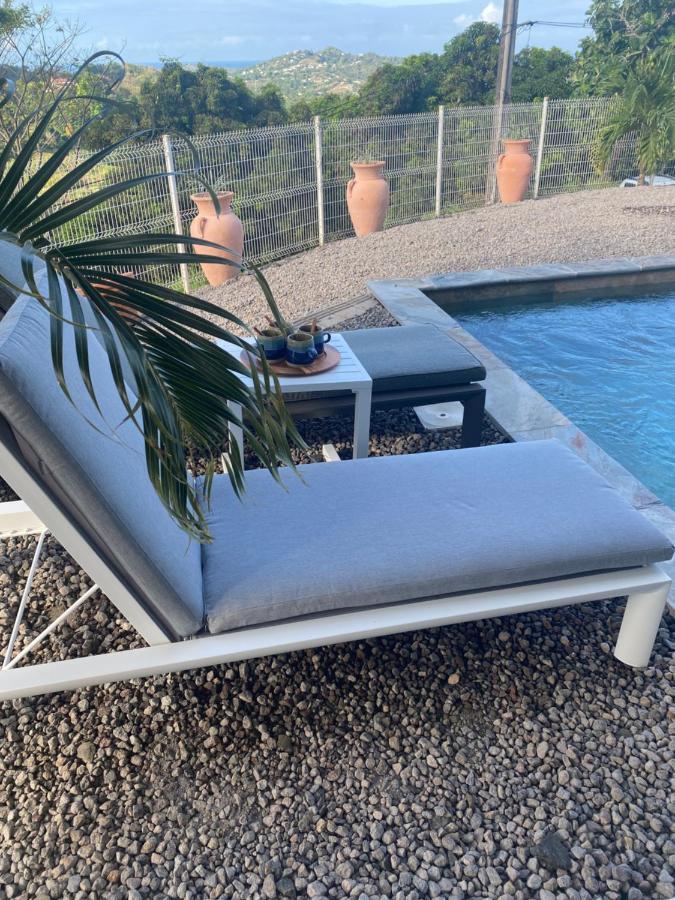 Les Appart Villa Sunbay Caraibes Avec Piscine Privative Vue Mer Et Montagne Le François المظهر الخارجي الصورة