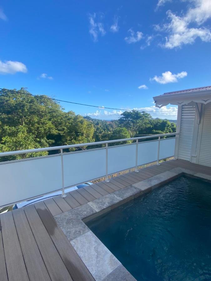Les Appart Villa Sunbay Caraibes Avec Piscine Privative Vue Mer Et Montagne Le François المظهر الخارجي الصورة
